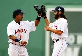 Damon repeatedly asked the officers what they were doing and brought up his support for police by saying blue lives matter. later in the video his wife was charged with battery on a law enforcement officer and resisting an officer with violence. Sportscenter On Twitter Jackie Bradley Jr Mookie Betts Are 1st Set Of Red Sox Of To Start Game Since Johnny Damon Manny Ramirez 2005