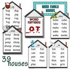 Word Family Charts Printable 39 Rhyming Word Family Charts I Designed These Printable Word Family Word Families Rhyming Words Family Chart