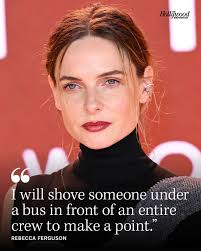 Rebecca Ferguson is giving some additional insight into her widely reported  on-set clash with another movie star. When asked if she had heard from the  actor since her comments, Ferguson said she