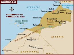 A map of the districts of ceuta is visible only on an appropriate scale. This Map Shows The Borders Between Ceuta Spain Algeria And The Western Sahara Desert Morocco Tourism Morocco Travel Morocco