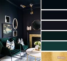 These are seen in different items like the furniture, decorations, drapes, bed covers, walls, flooring and others. The Best Living Room Color Schemes Dark Blue Dark Green Gold And Blueberry