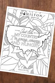 Includes images of baby animals, flowers, rain showers, and more. Hamilton Coloring Pages For Adults And Kids