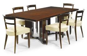 The beauty and practicality of the bolanburg dining room counter table is something to savor. Leleu Jules Dining Table And Eight Chairs Mutualart