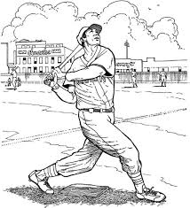 Baseball stadium coloring pages are a fun way for kids of all ages to develop creativity, focus, motor skills and color recognition. Boston Red Sox Batter Baseball Coloring Page Purple Kitty