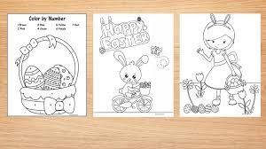 Our color by letter and color by number coloring pages are a fun way to introduce beginning reading skills. Color By Number Easter Basket Printable