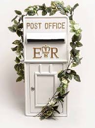 Photo by painted peacock photography. Royal Mail Wedding Postbox Forever And A Day Events