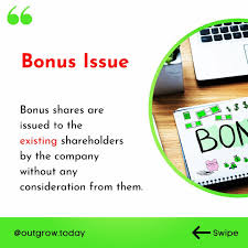 A bonus issue is an additional offer of shares that is extended to current shareholders. Outgrow Today Bonus Issue These Shares Are Distributed Facebook