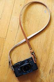 L E G A C Y Leather Camera Fixed Length Neck Sling Strap Spring Clips Camera Leather Leather Camera Strap Leather Diy