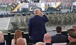 Nationwide unrest as Trump showcases military power in Washington