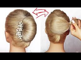 Twist the braid around your head to the opposite side. Easy French Roll Twist Updo Super Simple Perfect For Long Medium Shoulder Length Hair Youtube French Twist Hair Shoulder Length Hair Hair Lengths