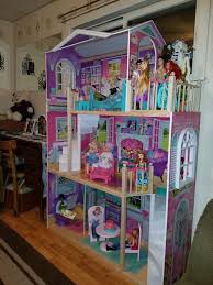 My daughter has been asking me to make this for a while now so here it is. Kidkraft Wooden 18 Inch Dollhouse Doll Manor With 12 Accessories Included Walmart Com Walmart Com