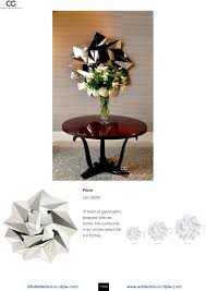 50 3000 Prism A Twist Of Geometric Shaped Pieces Forms This Extraordinary Unbeveled Mirror Frame Info Interiors In Style Com Luxury Furnishing Christopher