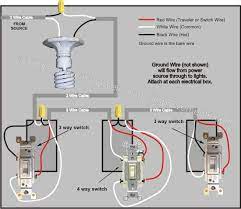 4 way light switch with power feed via the light switch. 4 Way Switch Wiring Diagram