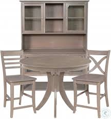 This is office furnishings for the modern workplace—environments that capture the potential of people and organizations, environments that nourish, engage, challenge, and inspire. Cosmopolitan Taupe Gray Siena 48 Round Counter Height Dining Room Set From John Thomas Coleman Furniture