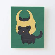 Chibi Black Cat Wall Art for Sale | Redbubble