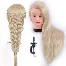 Hairealm 26 Quot 28 Quot Mannequin Head Hair Styling Training Head Manikin Cosmetology Doll Head Synthetic Fiber Head Hair Hair Extensions Best Hair Lengths