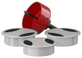 7 Signum Cable Outlet Kit By Ikea Cable Outlet Kit Easy To Use To Make An Outlet For Cables In A Table T Buy Furniture Online Modern Cable Management Ikea