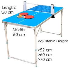 Abroz Mini Table Tennis Ping Pong Table For Kids And Family Outdoor Or Indoor Small Spaces Ping Pong Mini Table Ping Pong Table