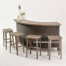 If you are shopping for wicker bar stools, it can be difficult to find all of the best options in one place. Toby Outdoor Pe Wicker Rattan Bar Table Aluminum Bar Stool High Quality Outdoor Garden Furniture China Outdoor Furniture Garden Furniture Made In China Com