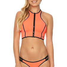 Body Glove Forecast Zip Front Bikini Top Bikini Tops Bikini Top Styles Bikinis
