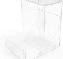 FixtureDisplays® 6"wx 8.6"hx 8"d Gravity Dispenser, Acrylic Plaxiglass  Candy Bin Compartment 13035