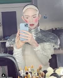 Grimes (@grimes) on tiktok | 4.5m likes. Grimes Looks Unrecognisable As She Poses In Dramatic Face Paint And Red Contacts Latest Celebrity News