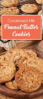 Condensed Milk Peanut Butter Cookies Is A Chewy Moist And Soft Heavenly Recipe That Condensed Milk Recipes Cookie Recipes Condensed Milk Peanut Butter Recipes