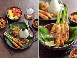 Sate Lilit Bali Sate Lilit Ayam Resep Makanan Asia Ide Makanan Fotografi Makanan