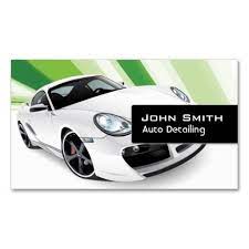 Green Mobile Auto Detailing Car Dealer Business Card Zazzle Com Detail Car Wash Car Detailing Car Wash Business