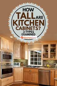 Shallow tall cabinets are perfect for book cases or for display storage. How Tall Are Kitchen Cabinets 3 Types Examined Kitchen Seer