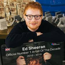 Ed Sheeran Crowned Uks Official Number 1 Artist Of The