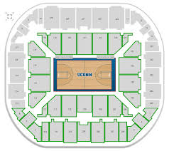 Connecticut Basketball Gampel Pavilion Seating Chart