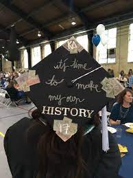 History Graduation Cap College Graduation Cap Graduation Cap Toppers History Graduation Cap
