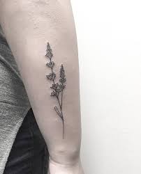 20 Beautiful Lavender Tattoo Designs And Ideas Tattoobloq Lavender Tattoo Henna Inspired Tattoos Tattoo Designs