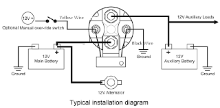 12v Smart Battery Isolator 150 Amps 75 Charge Rv Battery From Alternator Without Risk Of Draining The Truck Ba Alternator Diagram Electrical Wiring Diagram
