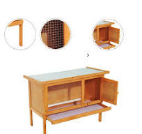 Cage A Lapin En Bois | La Boutique Du Lapin