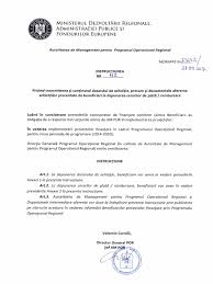 Agentia x plata a fost facut cu o.p. Instructiunea Am Por Nr 42 Achizitii