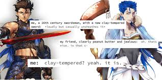 yes. its time to eat dirt. : saber diarmuid text posts.