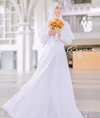 Explore more searches like pakaian pengantin muslimah. 17 Baju Nikah Simple Elegen Yang Sesuai Untuk Ratu Sehari