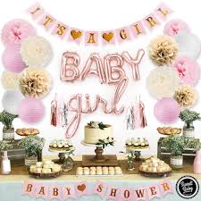 Combo De Decoracion Baby Shower Para Ninas Club Baby Shower