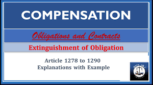 The verb must only exists in the simple present and present. Compensation Article 1278 1290 Extinguishment Of Obligations Obligations And Contracts Youtube