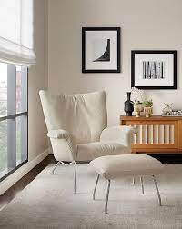 Paris Leather Chair Ottoman Modern Accent Lounge Chairs Modern Living Room Furniture Room Board Modern Furniture Living Room Contemporary Living Room Chairs Chair And Ottoman