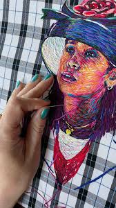 Dionne! , Those who know, know. The ready are Clueless., #embroidery  #clueless #dionne #stitch #sew #portrait #needlepainting #thread  #threadpainting #bordados