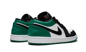 Air Jordan 1 Low White Black Mystic Green Pin Na Nastenke Shops