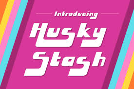 Large png 2400px small png 300px. Husky Stash Font By Typodermic Creative Fabrica Free Font Commercial Fonts Cool Fonts
