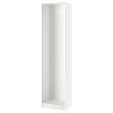 Sizes are approximate as i am not at the property at the moment but will check these and update shortly if needed. Pax Wardrobe Frame White 50x35x201 Cm Ikea Ireland