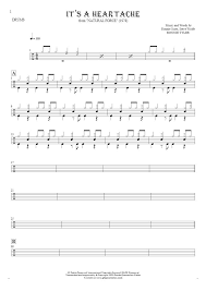 It's a heartache by ronnie scott and steve wolfe appears on the 1978 bonnie tyler album of the same name. Its A Heartache Noten Fur Schlagzeug Playyournotes