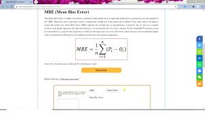 Simply input the accepted (true). Mean Bias Error Calculator