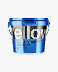 Download Metallic Plastic Bucket Mockup In Bucket Pail Mockups On Yellow Images Object Mockups Mockup Free Psd Free Psd Mockups Templates Plastic Buckets PSD Mockup Templates