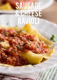 Homemade ravioli is fun to make if you have the time. Homemade Italian Sausage And Cheese Ravioli Video Tutorial Ashlee Marie Real Fun With Real Food